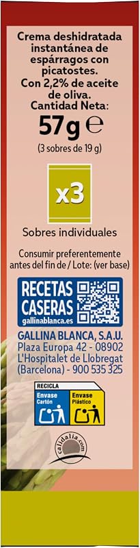 · Sopinstant Crema de Espárragos con Picatostes