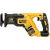 DEWALT 20V MAX* XR Reciprocating Saw, Compact, Tool Only (DCS367B) , Black