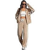 Totatuit Womens 2 pieces Sweatsuit Sets Zip Up Sweatshirts and Sweatpants Tracksuit Lounge Set Travel Outfits with Pocktes