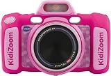 VTech KidiZoom Duo FX Kids Camera 8MP Colour Screen AR Filters 20 Games Pink