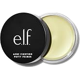 e.l.f. Acne Fighting Putty Primer, Infused with 1.8% Salicylic Acid, Helps Prevents Future Breakouts &amp; Helps Reduce Redness, Minimizes Appearance of Pores, Preps &amp; Primes Skin, 0.74 Oz (21g)