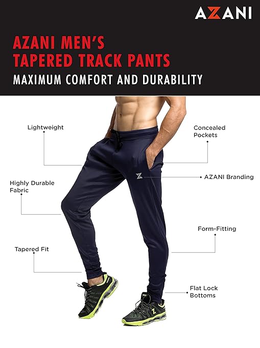men's tapered track pants