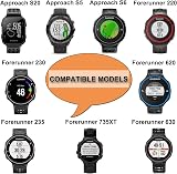 honecumi Garmin Forerunner 235 735XT Band Replacement Kit Compatible with 220 view 2