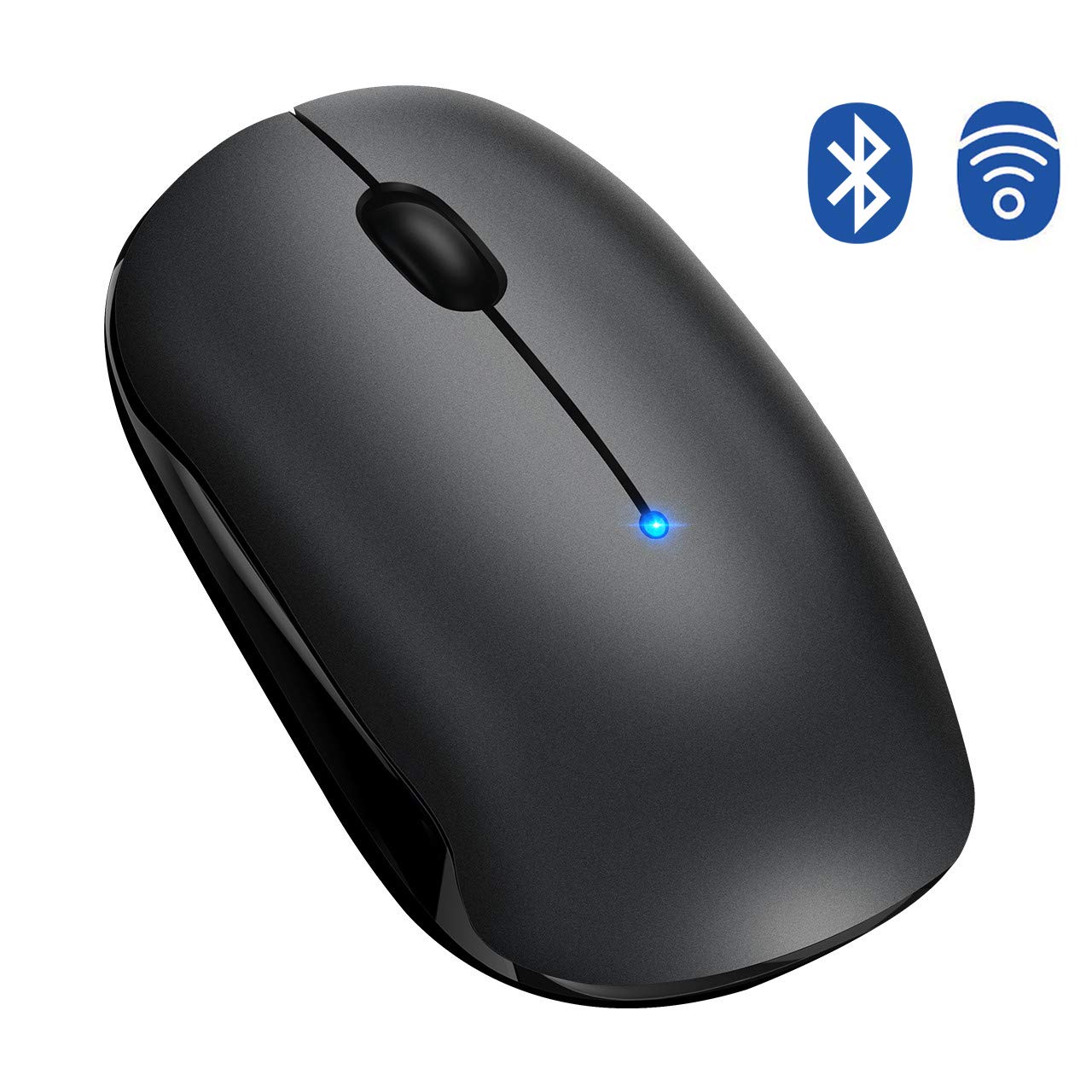 Bluetooth Mouse,【DualMode Tech,Silent Design,15 Months Battery Life