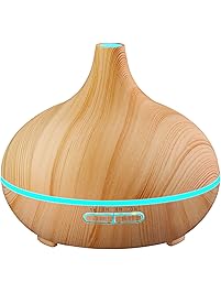 VicTsing 300ml Cool Mist Humidifier Ultrasonic Aroma Essential Oil Diffuser for Office Home Bedroom Living Room Study Yoga Spa