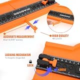 dodowin 20" Contour Gauge Profile Tool Unlimited Connection ABS Plastic Extra view 2