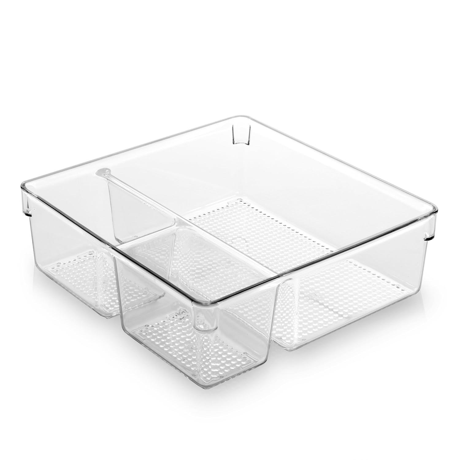 BINO MultiPurpose Plastic Drawer Organizer, 3 Section