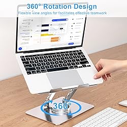 Yshnples Height Adjustable Laptop Stand for Desk