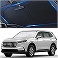 Magnelex Car Windshield Sunshade | Innovative No-Light-Pass Technology for Maximum Protection | Foldable Sun Shade Keeps Your Vehicle Cool | Fit for Cars, Trucks, and SUVs | Large (63 x 33.8 in)