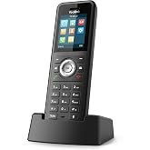 Yealink W59R Cordless Ruggedized DECT IP Phone, Base Station Not Included, 1.8-Inch Color Display, Power Adapter Included