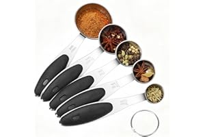 Measuring Spoons Set 5pcs Measuring Spoon Cuillere a Mesurer Teaspoon Measuring Spoon Tablespoon Measuring Spoon for Measurin