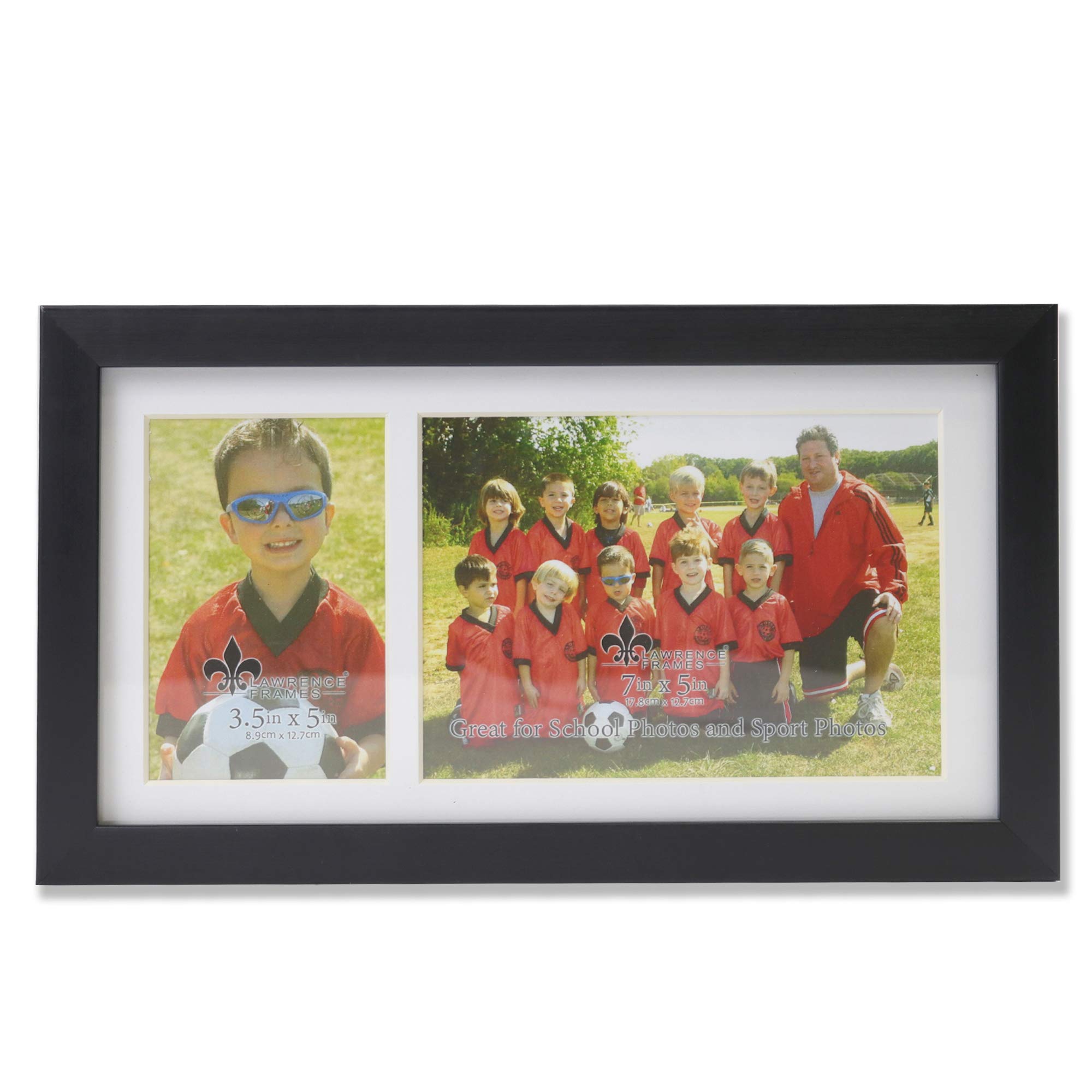 Lawrence Frames Picture Frame, Polystyrene, Black, 13x7