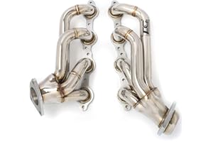 PG POWERGO MOTORSPORT Exhaust Headers 1-5/8 in. 304 Stainless Steel Polished Finish for 2002-2013 Silverado Sierra Suburban Tahoe Yukon Escalade 4.8L 5.3L 6.0L 6.2L V8
