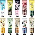 MZANK 10 Pack Hand Cream for Women and Girls,Hand Cream for Dry Cracked Hands Deeply Moisturizing Hand Lotion with Shea Butter Vitamin E for Work Mini Travel Size Moisturizer Gift Set for Women