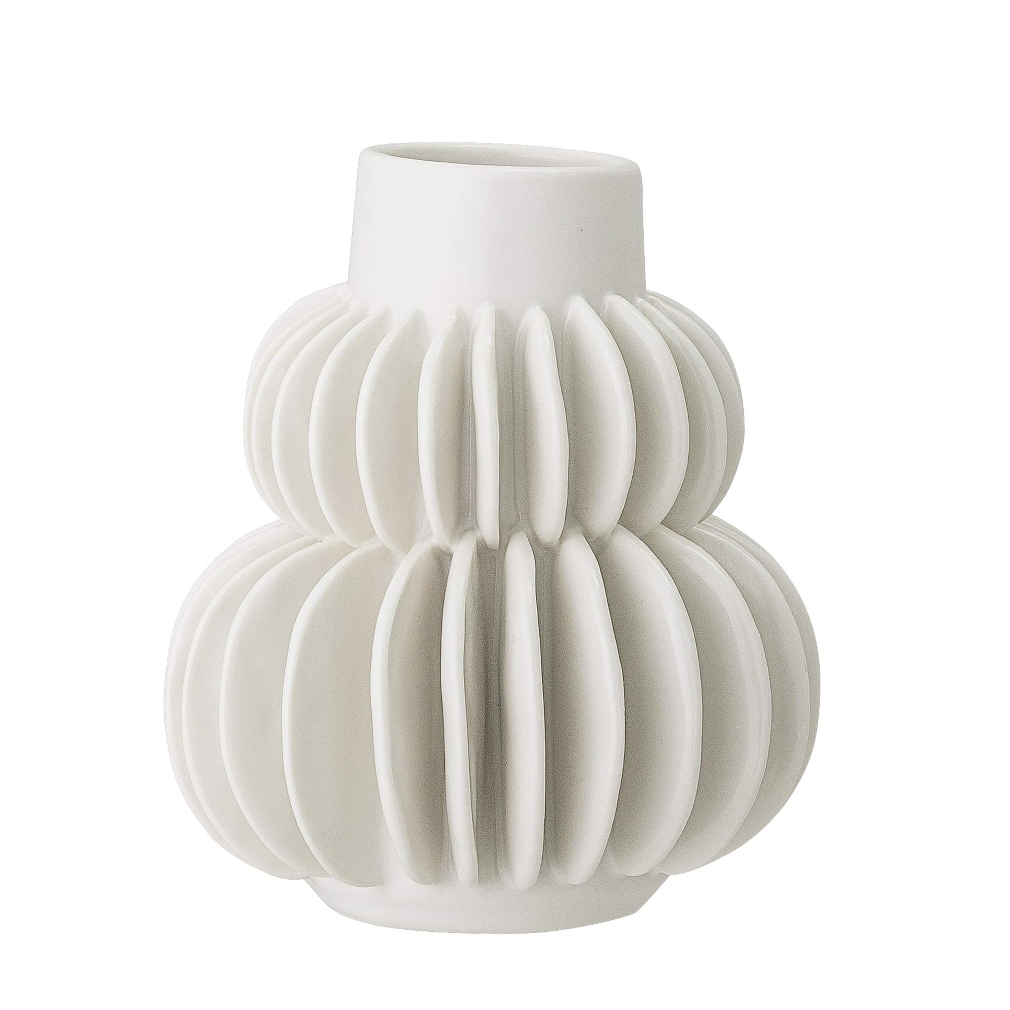 Bloomingville White Ceramic Vase — image 1