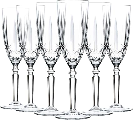 Cristal Glass Orchestra Rcr Coupe Flutes A Champagne Verres Set 200ml Paquet De 12 Amazon Fr Cuisine Maison