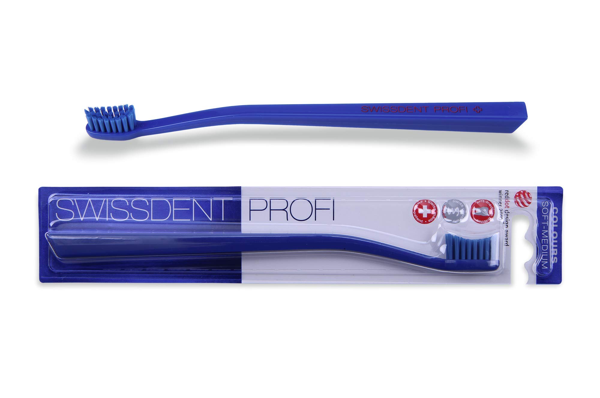 Swissdent Profi Colours Toothbrush, Soft-Medium