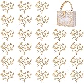 WADORN 30Pcs Branch Shape Blanks for Jewelry Making, Gold Claw Pendant Trays Bezel Charms Handmade Claw Pendant Settings for DIY Jewelry Making Bracelet Necklace Earrings Crafts Accessories