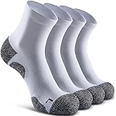 SITOISBE Quarter Compression Socks for Men Women, Cushioned Running Hiking Socks