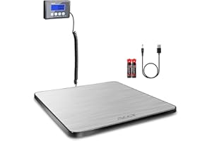 ACCT Postage Scale 400lb, Mail Scale, Digital Postal Scale with Hold/auto-Off/Tare Function, Shipping Scale for Packages/Smal