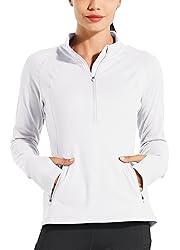 Willit Women's Fleece Running Jacket Pullover