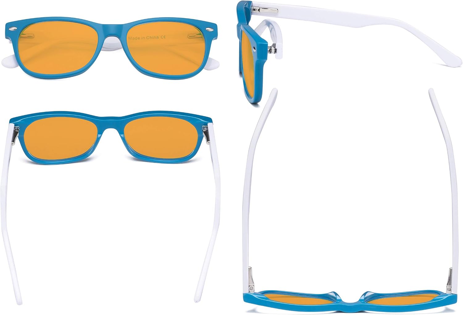 Eyekepper Computer Gaming Glasses for Kids, Blue Light Blocking with Orange Tinted Filter Lens - Image 4