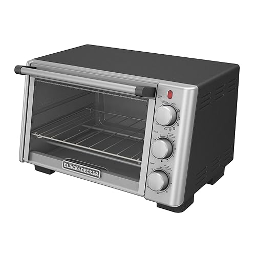 BLACK+DECKER TO2050S 6-Slice Convection Countertop Toaster Oven