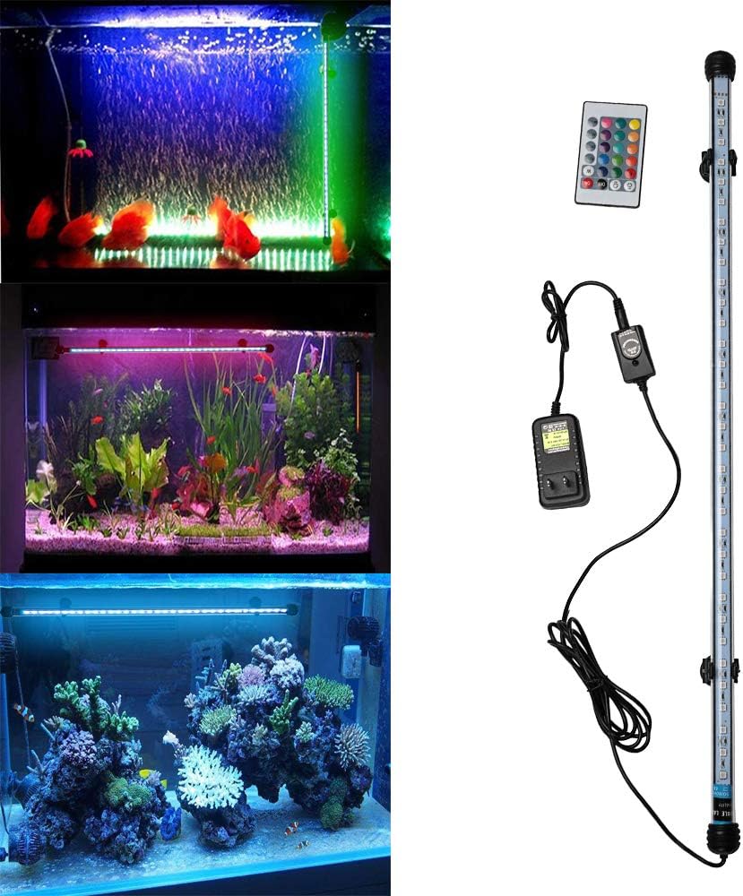 MUCH LED Fish Tank Light, 24 LED IP68