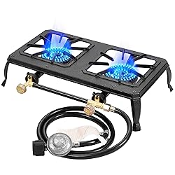 Vivicreate Cast Iron Propane Gas Stove Double