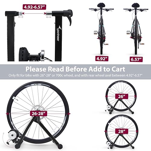 Sportneer Bike Trainer Stand Indoor Exercise Sportneer Magnetic