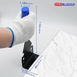 MANUFORE Trim Puller Pry Bar 1050 Steel Silicone Handle Tile Removal Tool view 5