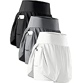 CADMUS 2 in 1 Women's 5'' Workout Athletic Gym Running Shorts for Women Phone Pockets