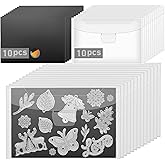 KKJCXY 20pcs Die Cut Storage, Magnetic Sheets for Dies, 10 Sheets + 10 Bags | Includes 10 magnetic sheets and 10 storage bags for dies, stamps and card making supplies.