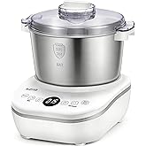 AIZIYO DoughChief, 7.4QT Dough Maker, Dough Mixer with Ferment Function, 304 Stainless Steel Bowl, Removeable lid, Face-up Touch Panel, Electric Dough Proofing Box for Pizza &amp; Bread
