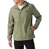 O'NEILL Mens TRVLR Stretch Zip-Up Windbreaker Jacket - Standard Fit Water Resistant Jacket for Men with Hood and Pockets