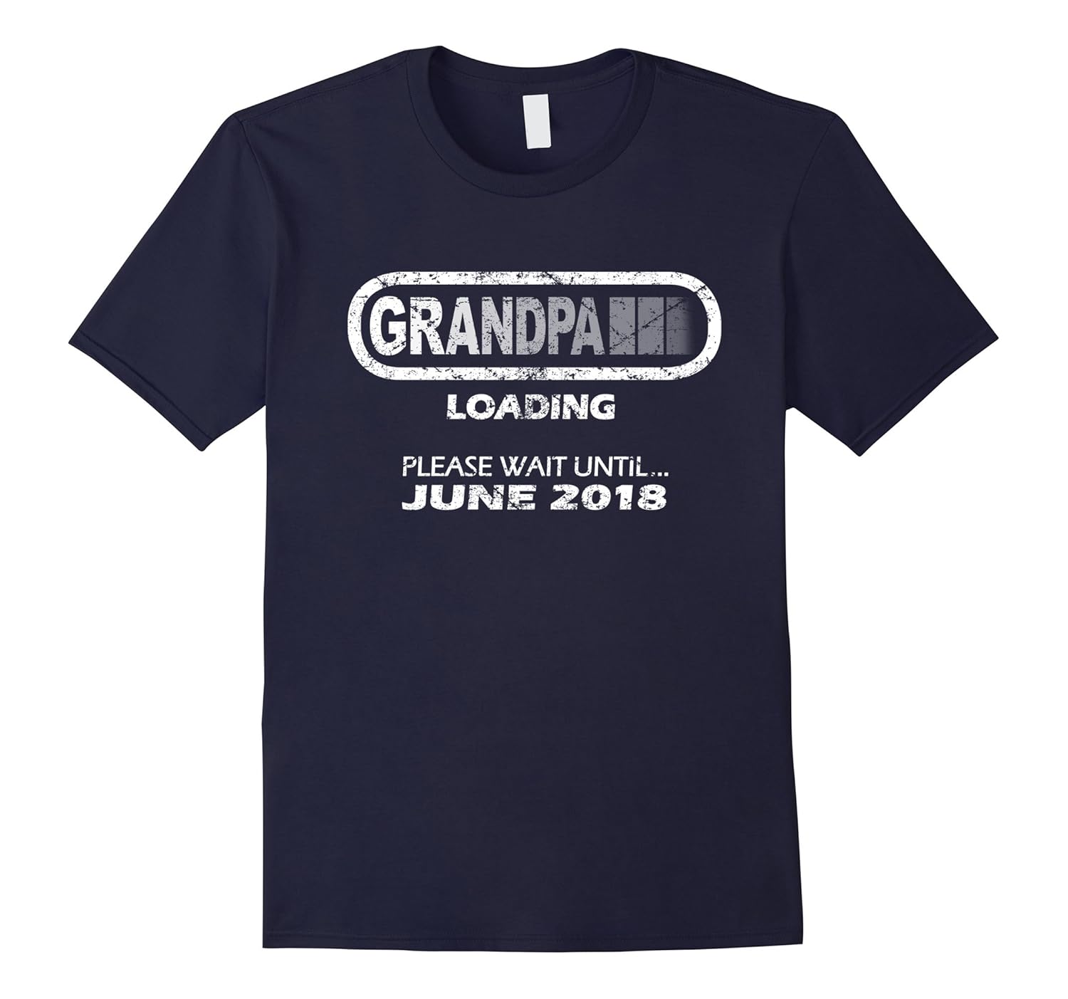 Mens Grandpa To Be June 2018 T Shirt New Grandpa Gift Loading-Rose