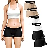 Sexy Basics Women's 6 Pack & 12 Pack Active Boy Short - Boxer Brief Cotton-Stretch Panties