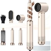 Air Styler Wrap Hair Styler Upgrade Blow Dryer Brush Air Curler for Hair, Blowout Brush Set As A Gift for Straight/Curl/Drying/Smoothing