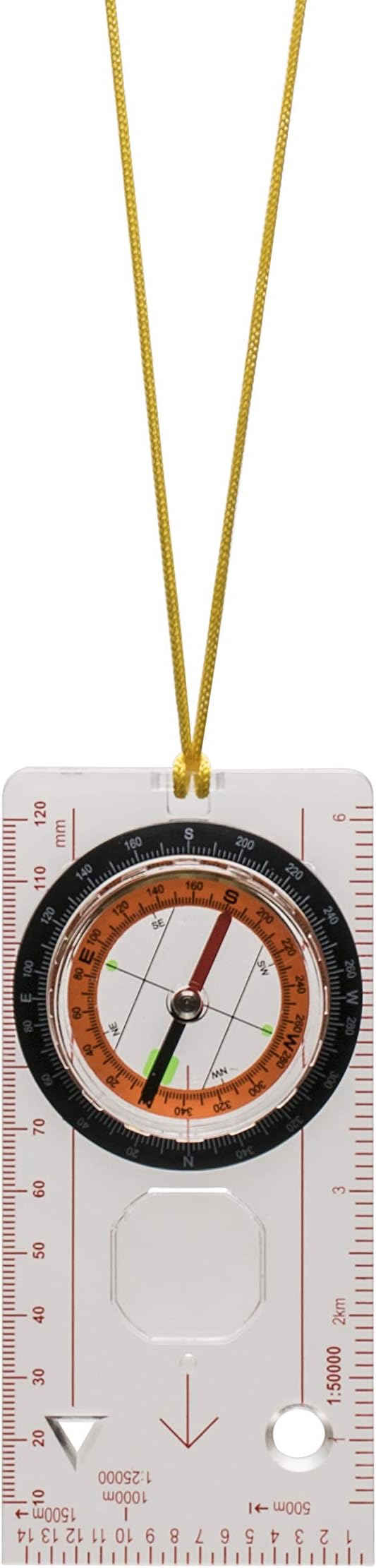 Labzio - Multifunction Compass - Liquid Filled Outdoor Navigation, Camping with Small Magnifying Lens, Scales and Ruler for map Reading (1)