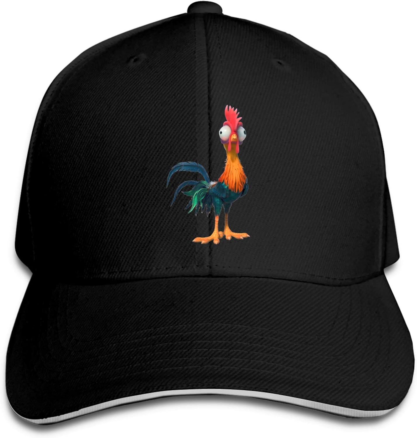 Colorful Rooster Unisex Washed Baseball Cap Classic Dad Hat Adjustable