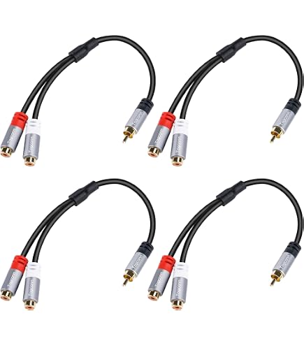 XLR UN RCA Y Splitter 3 Pin XLR un 2RCA Femmina Amplificatore 8001 EUR