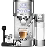 Geek Chef Espresso and Cappuccino Machine with Automatic Milk Frother,20Bar Espresso Maker for Home, for Cappuccino or Latte,