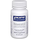 Pure Encapsulations Resveratrol - Cardiovascular, Cellular Health & Memory Support* - 40 mg Trans-Resveratrol - Antioxidants Supplement - Gluten Free & Non-GMO - 60 Capsules