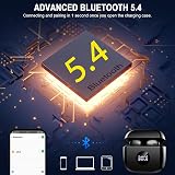 Jxrev Wireless Earbuds Bluetooth 5.4 Headphones ENC Noise Cancelling 40H view 4
