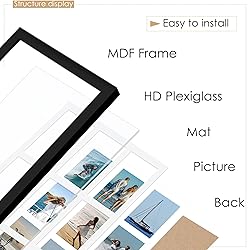 DUENPY 14x26 Collage Picture Frame 4x6 Collage