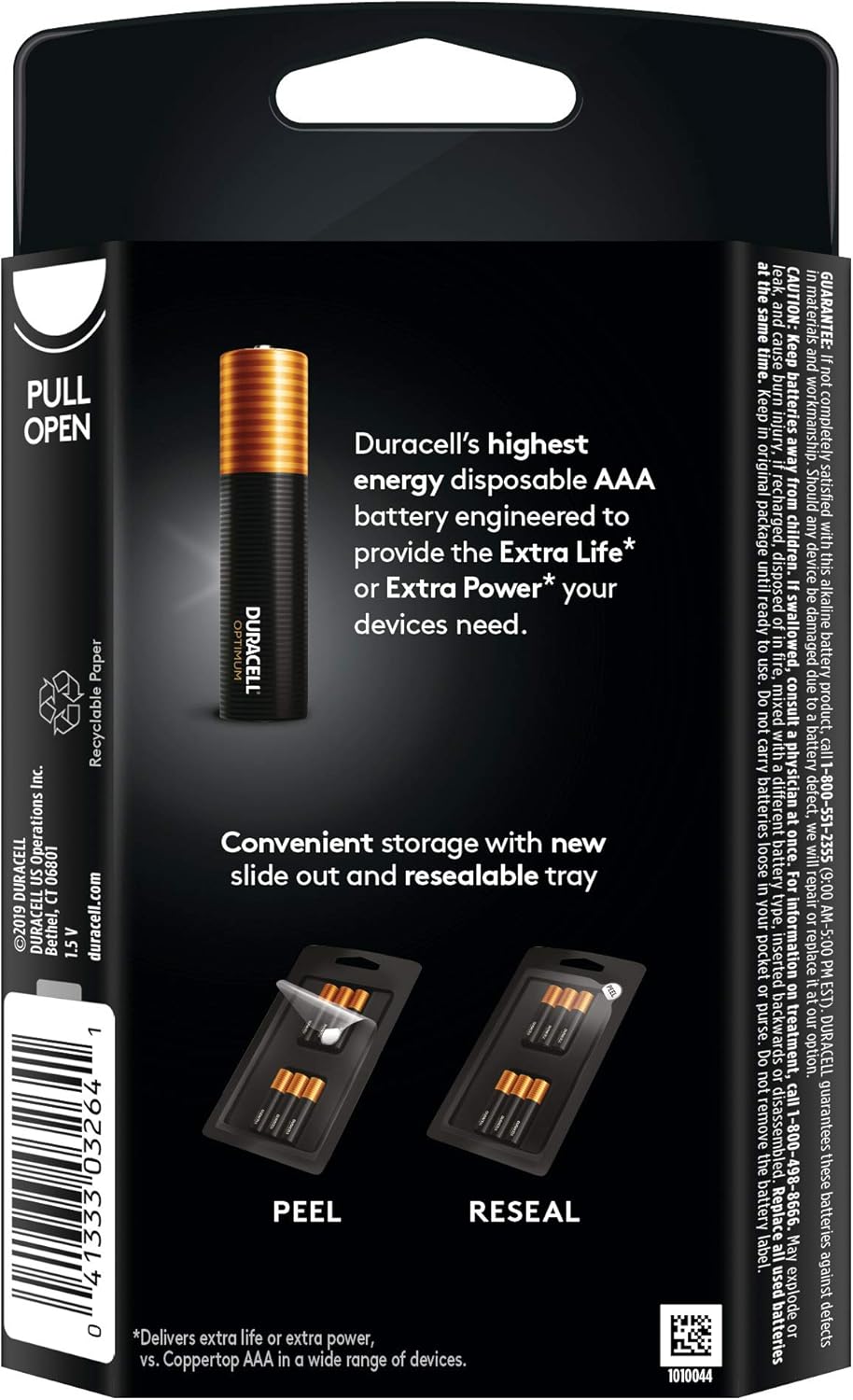 Duracell Optimum AAA Batteries | 6 Count | Long Lasting Triple A Battery | Alkaline AAA Battery: Health & Personal Care