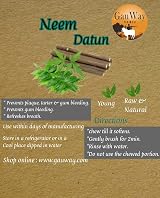 GAU-WAY Neem Chew Sticks - Ayurvedic Organic Toothbrush for Dental Care view 3