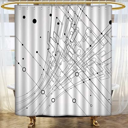 Amazon Com Scocici1588 Waterproof Mold Resistant Polyester Shower