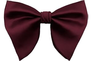 Rzmtaol Black Bow Ties for Men Solid Color Pre-tied Adjustable Bowtie Clip on Bow Tie Formal Wedding Dinner Tuxedo