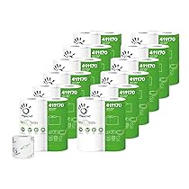 Papernet Bio Tech – Carta Igienica 411170, 48 Rotoli (4 Rotoli per Confezione), Pura Cellulosa, Biodegradabile, 2 Veli, Lunghezza 27,5 m, 250 Strappi, Fascettati Singolarmente